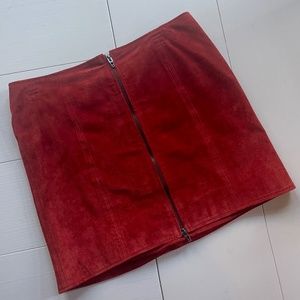 BLANKNYC suede mini skirt